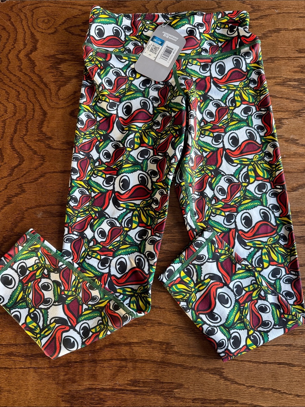 Kids Oregon Duck-Print Leggings - Multicolor